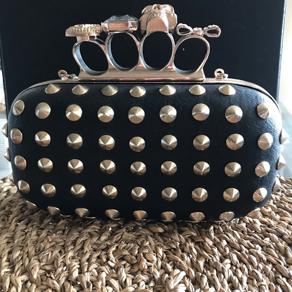 Handbags - night clutch full stud